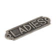From The Anvil - Antique Pewter Ladies Sign | Sku. 83685 | Trade Door Handles.