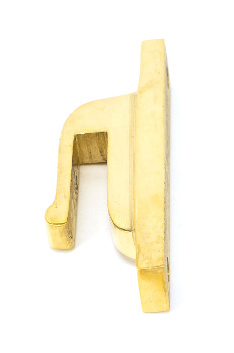From The Anvil - Polished Brass Hook Plate | Sku. 83687 | Trade Door Handles.