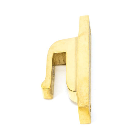From The Anvil - Polished Brass Hook Plate | Sku. 83687 | Trade Door Handles.