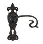 From The Anvil - Black Curly Lever Lock Set | Sku. 83693 | Trade Door Handles.