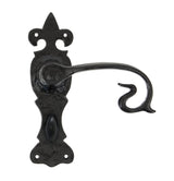 From The Anvil - Black Curly Lever Bathroom Set | Sku. 83695 | Trade Door Handles.