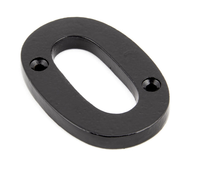 From The Anvil - Black Numeral 0 | Sku. 83700 | Trade Door Handles.