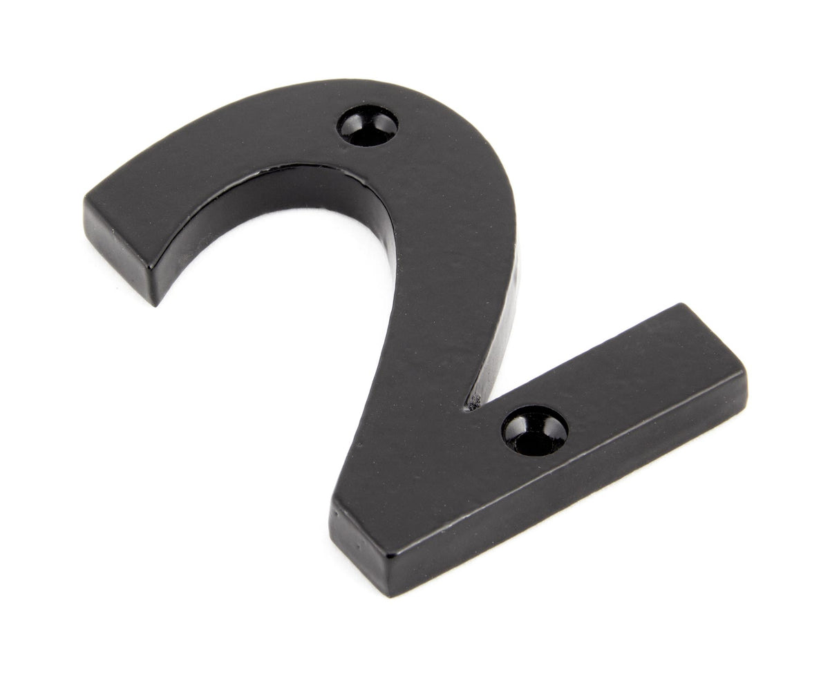 From The Anvil - Black Numeral 2 | Sku. 83702 | Trade Door Handles.
