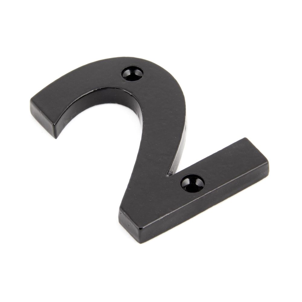 From The Anvil - Black Numeral 2 | Sku. 83702 | Trade Door Handles.