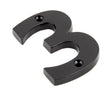 From The Anvil - Black Numeral 3 | Sku. 83703 | Trade Door Handles.