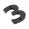 From The Anvil - Black Numeral 3 | Sku. 83703 | Trade Door Handles.