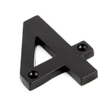 From The Anvil - Black Numeral 4 | Sku. 83704 | Trade Door Handles.