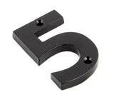 From The Anvil - Black Numeral 5 | Sku. 83705 | Trade Door Handles.