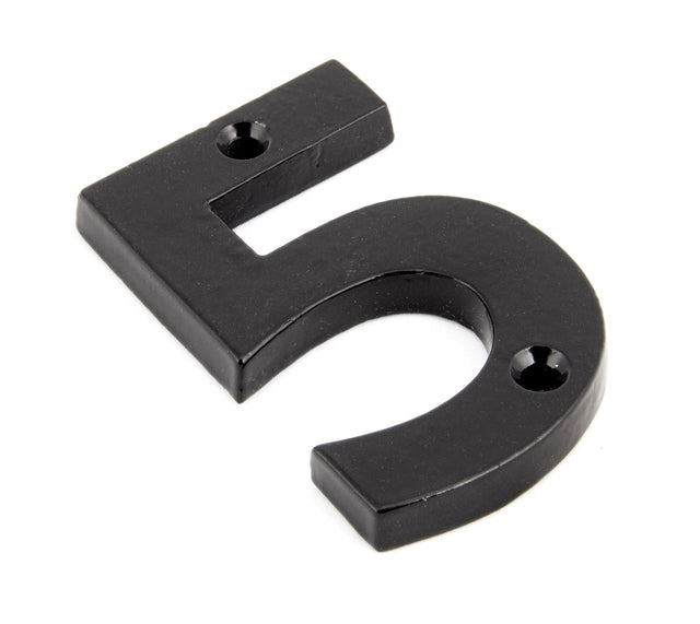 From The Anvil - Black Numeral 5 | Sku. 83705 | Trade Door Handles.