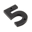 From The Anvil - Black Numeral 5 | Sku. 83705 | Trade Door Handles.
