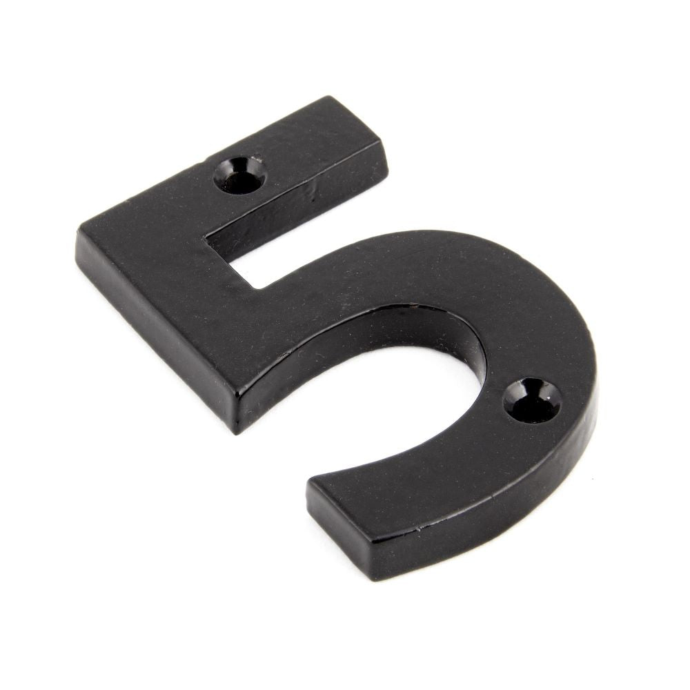 From The Anvil - Black Numeral 5 | Sku. 83705 | Trade Door Handles.