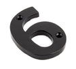 From The Anvil - Black Numeral 6 | Sku. 83706 | Trade Door Handles.