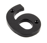From The Anvil - Black Numeral 6 | Sku. 83706 | Trade Door Handles.