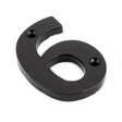 From The Anvil - Black Numeral 6 | Sku. 83706 | Trade Door Handles.