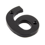 From The Anvil - Black Numeral 6 | Sku. 83706 | Trade Door Handles.