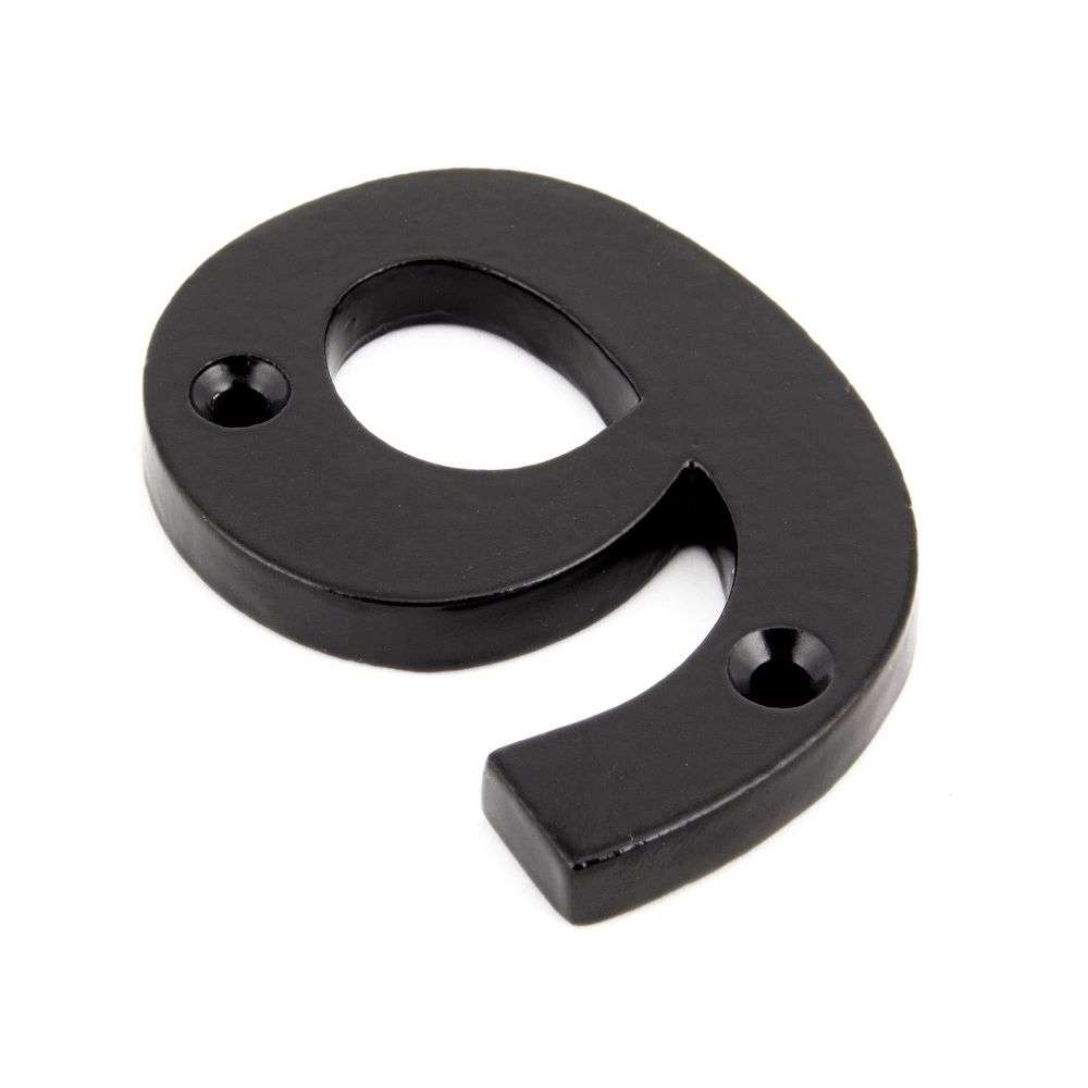 From The Anvil - Black Numeral 9 | Sku. 83709 | Trade Door Handles.
