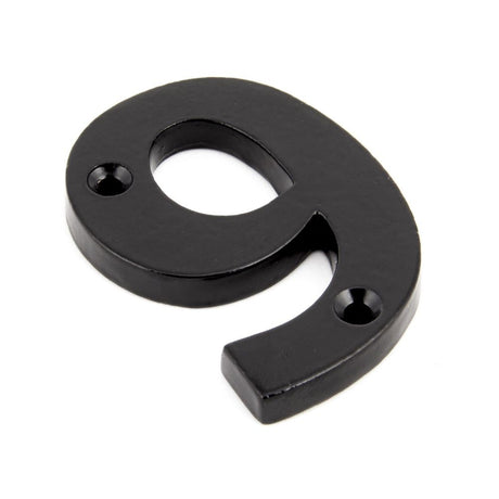 From The Anvil - Black Numeral 9 | Sku. 83709 | Trade Door Handles.
