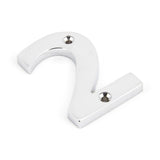 From The Anvil - Polished Chrome Numeral 2 | Sku. 83722 | Trade Door Handles.