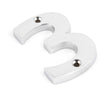 From The Anvil - Polished Chrome Numeral 3 | Sku. 83723 | Trade Door Handles.