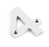 From The Anvil - Polished Chrome Numeral 4 | Sku. 83724 | Trade Door Handles.