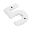 From The Anvil - Polished Chrome Numeral 5 | Sku. 83725 | Trade Door Handles.