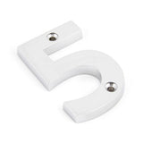 From The Anvil - Polished Chrome Numeral 5 | Sku. 83725 | Trade Door Handles.