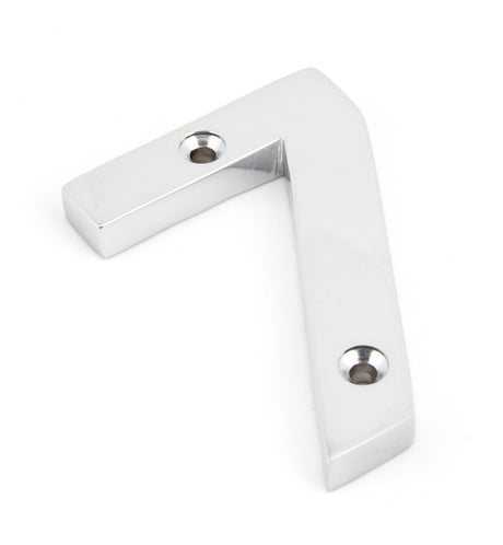 From The Anvil - Polished Chrome Numeral 7 | Sku. 83727 | Trade Door Handles.