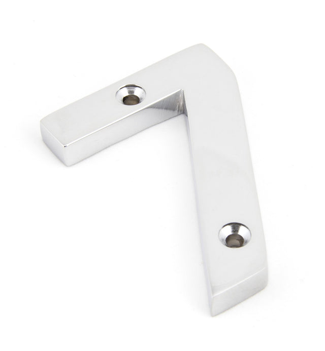 From The Anvil - Polished Chrome Numeral 7 | Sku. 83727 | Trade Door Handles.