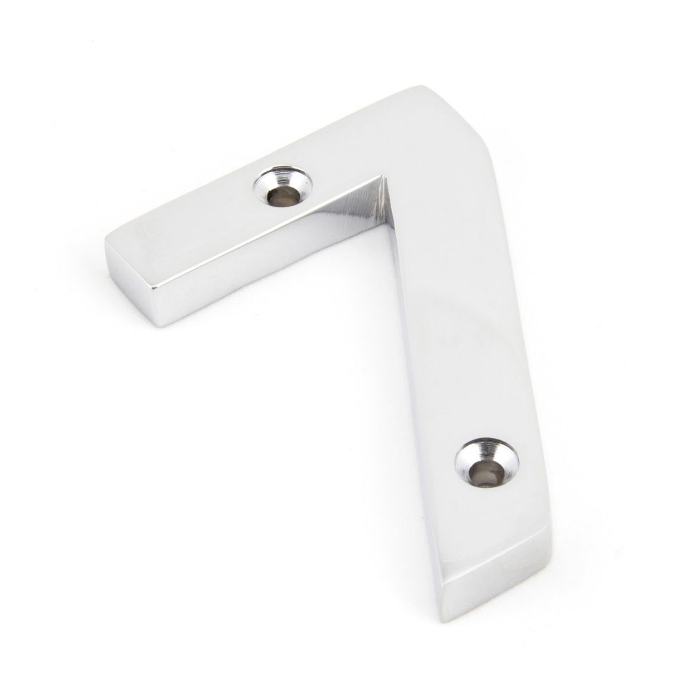 From The Anvil - Polished Chrome Numeral 7 | Sku. 83727 | Trade Door Handles.