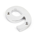 From The Anvil - Polished Chrome Numeral 9 | Sku. 83729 | Trade Door Handles.