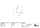 From The Anvil - Antique Pewter Numeral 0 | Sku. 83730 | Trade Door Handles.