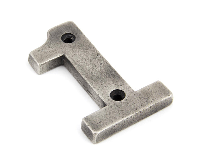 From The Anvil - Antique Pewter Numeral 1 | Sku. 83731 | Trade Door Handles.