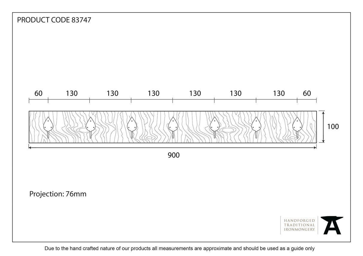 From The Anvil - Olive Green Cottage Coat Rack | Sku. 83747 | Trade Door Handles.