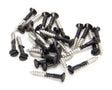 From The Anvil - Black SS 3.5 x 25 Csk R/ Head Screws (25) | Sku. 83750 | Trade Door Handles.