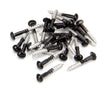 From The Anvil - Black SS 3.5 x 25 Roundhead Screws (25) | Sku. 83756 | Trade Door Handles.