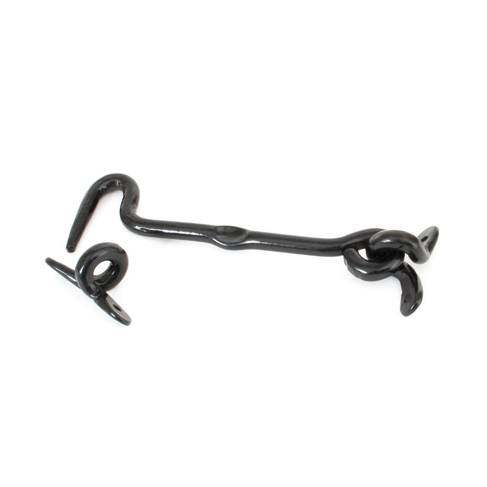 From The Anvil - Black 6" Forged Cabin Hook | Sku. 83771 | Trade Door Handles.