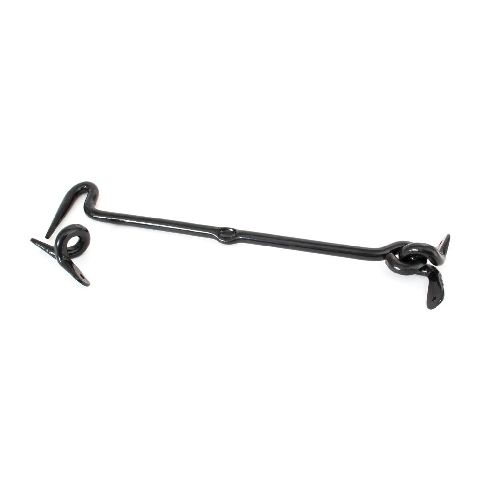 From The Anvil - Black 12" Forged Cabin Hook | Sku. 83773 | Trade Door Handles.