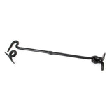 From The Anvil - Black 14" Forged Cabin Hook | Sku. 83774 | Trade Door Handles.