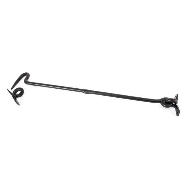 From The Anvil - Black 18" Forged Cabin Hook | Sku. 83776 | Trade Door Handles.