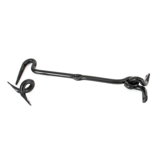 From The Anvil - Black 8" Forged Cabin Hook | Sku. 83777 | Trade Door Handles.