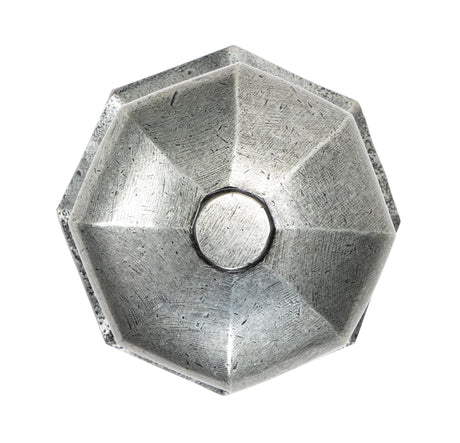 From The Anvil - Pewter Octagonal Centre Door Knob | Sku. 83778 | Trade Door Handles.