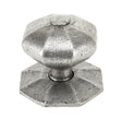 From The Anvil - Pewter Octagonal Centre Door Knob | Sku. 83778 | Trade Door Handles.