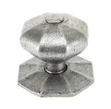 From The Anvil - Pewter Octagonal Centre Door Knob | Sku. 83778 | Trade Door Handles.