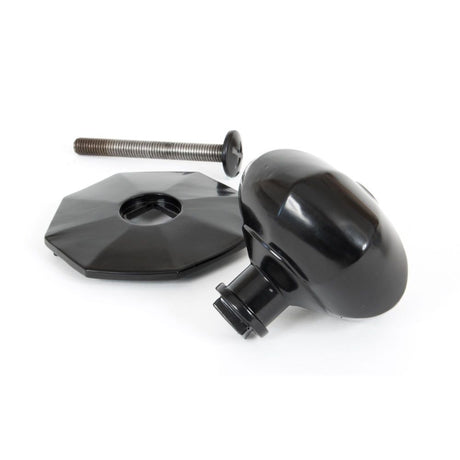From The Anvil - Black Octagonal Centre Door Knob | Sku. 83779 | Trade Door Handles.