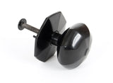From The Anvil - Black Octagonal Centre Door Knob | Sku. 83779 | Trade Door Handles.