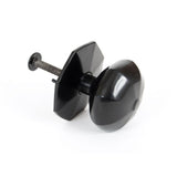 From The Anvil - Black Octagonal Centre Door Knob | Sku. 83779 | Trade Door Handles.