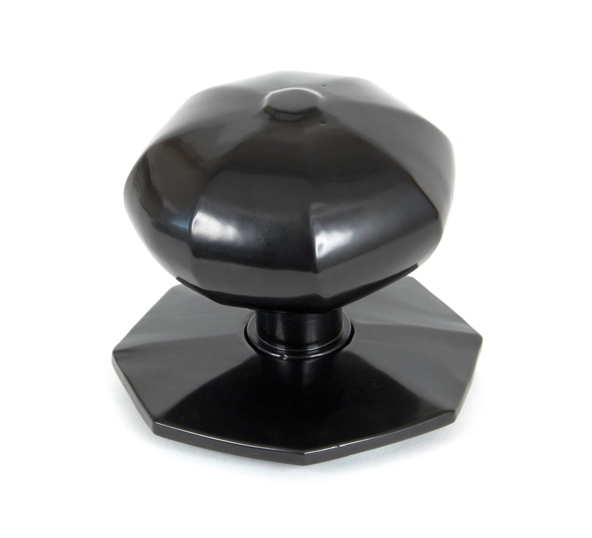 From The Anvil - Black Octagonal Centre Door Knob | Sku. 83779 | Trade Door Handles.
