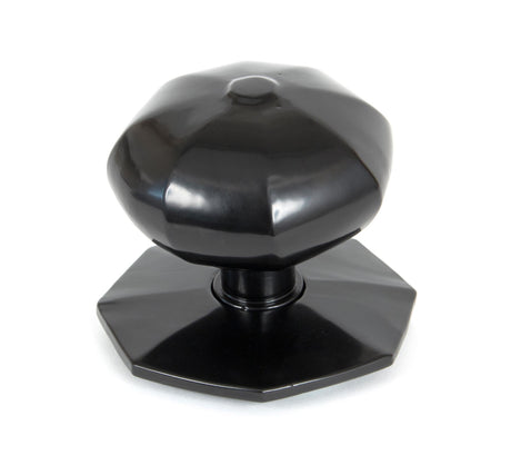 From The Anvil - Black Octagonal Centre Door Knob | Sku. 83779 | Trade Door Handles.