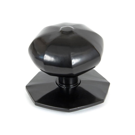 From The Anvil - Black Octagonal Centre Door Knob | Sku. 83779 | Trade Door Handles.