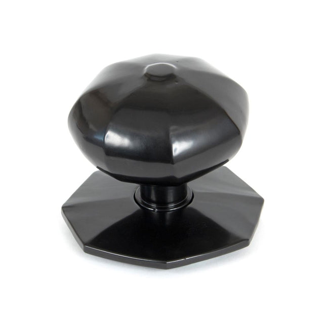 From The Anvil - Black Octagonal Centre Door Knob | Sku. 83779 | Trade Door Handles.
